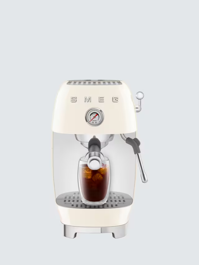 ECF03CRUK Cold Brew Espresso Coffee Machine, Cream
