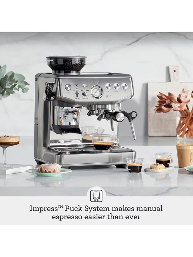 the Barista Express™ Impress Luxe Coffee Machine