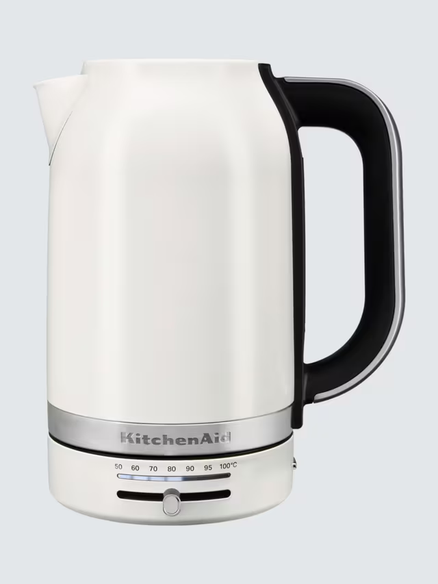 KitchenAid Variable Temperature Electric Kettle, 1.7L, Porcelain White